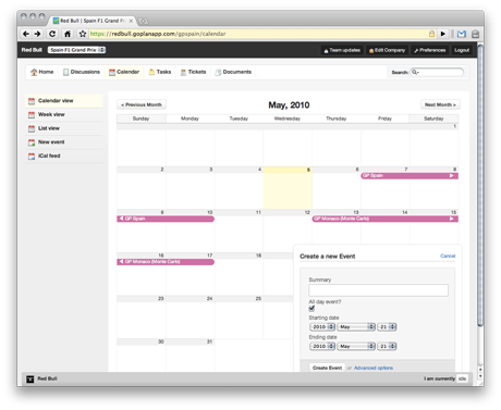 Calendar